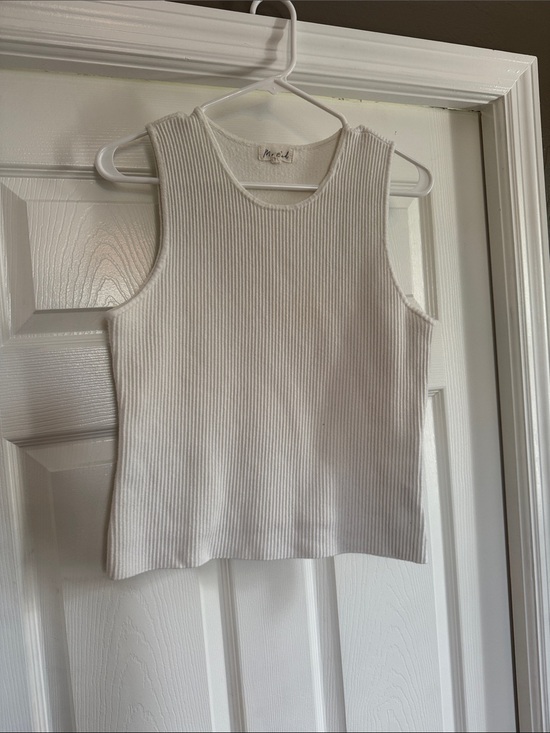 Michael Stars Tops - Michael Stars Ribbed Tank Top - Cream